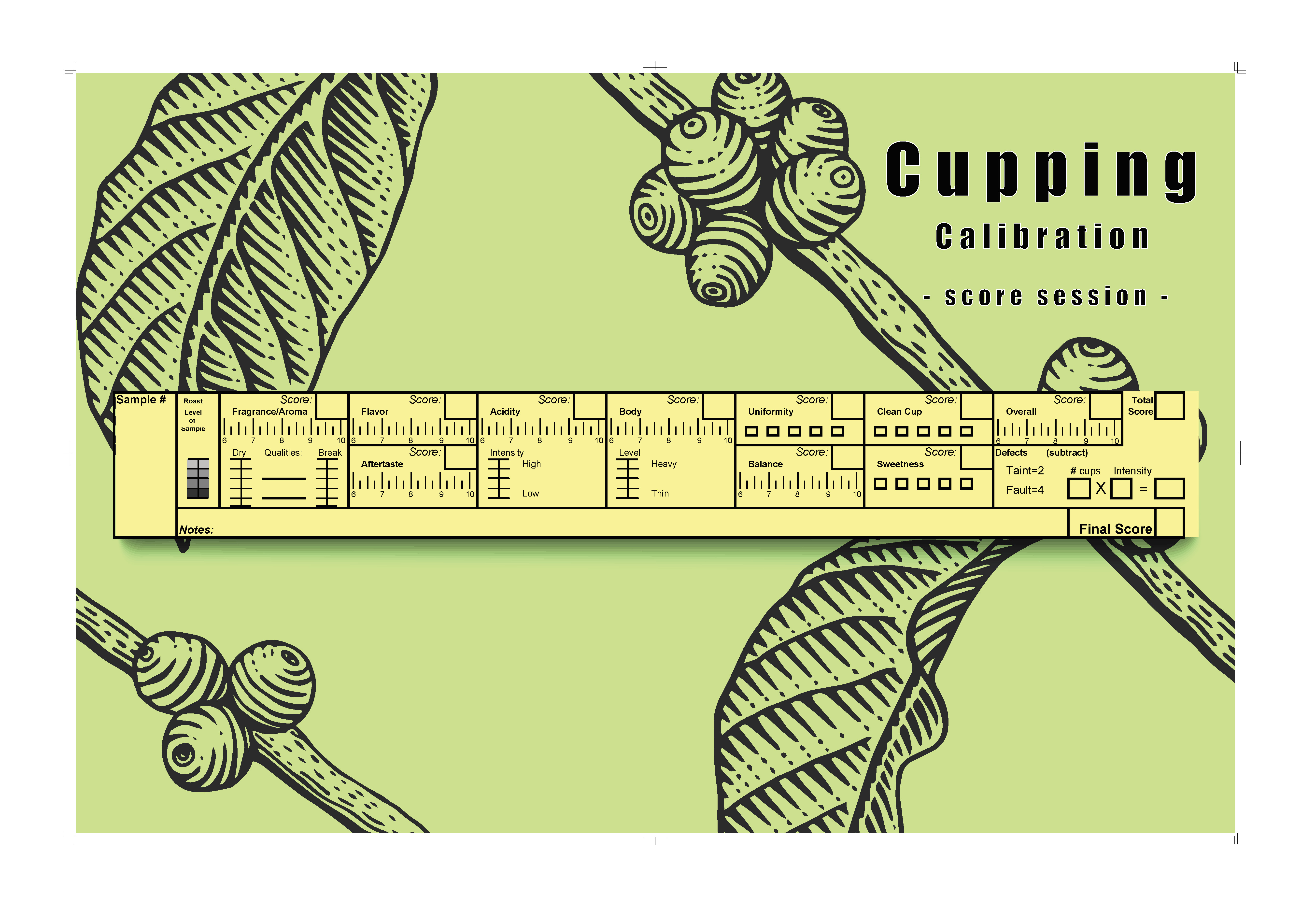 Cupping Calibration – score session –